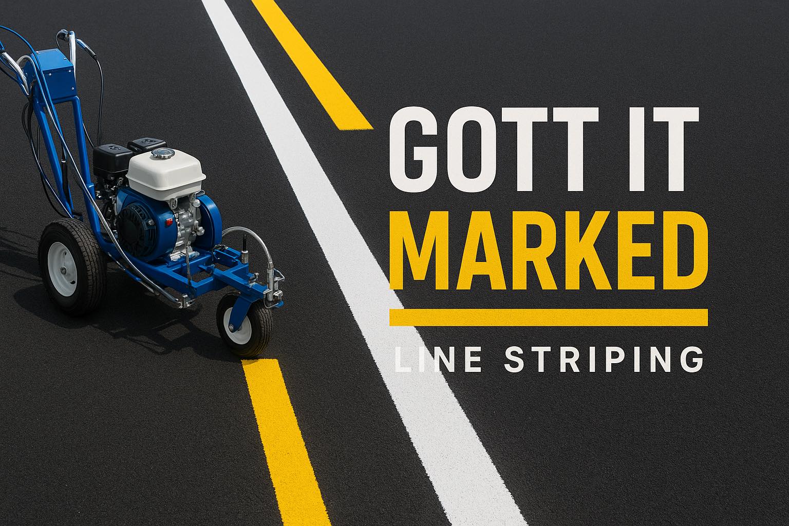 Parking lot striping project